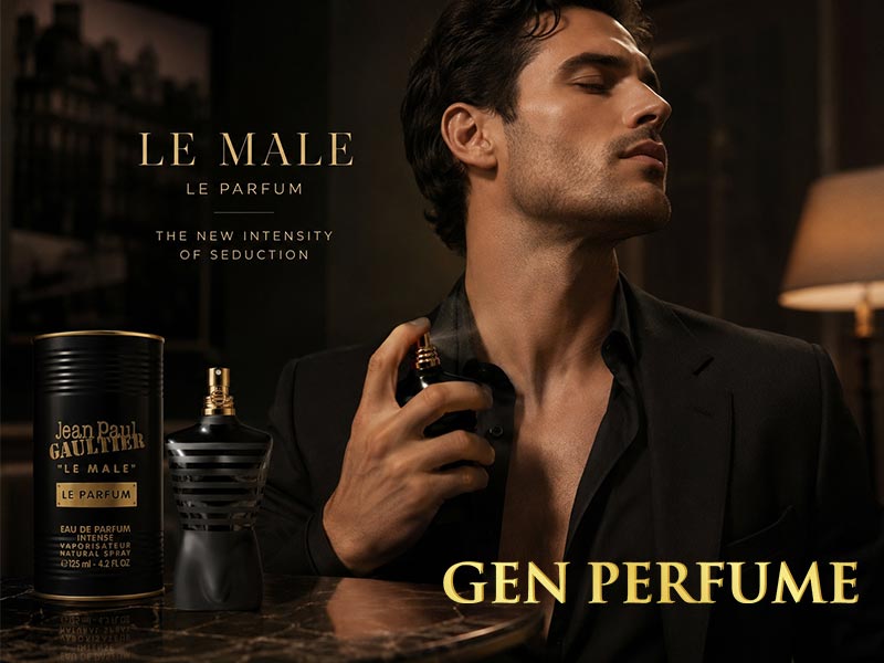 Nước hoa nam hình body Jean Paul Gaultier Le Male Le Parfum EDP