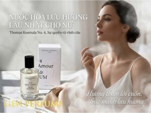 Nước hoa lưu hương lâu nhất cho nữ