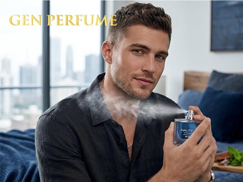Nước hoa nam màu xanh dương Nautica Voyage EDT