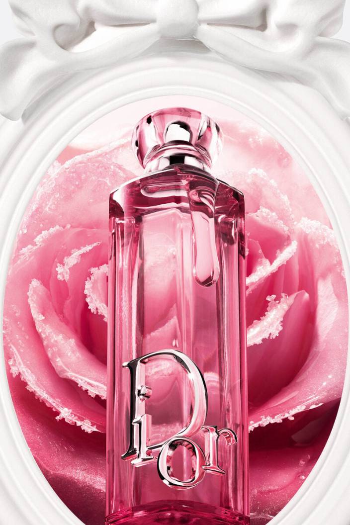 Dior Addict Rosy Glow: gourmet fragrance - rose and lychee notes
