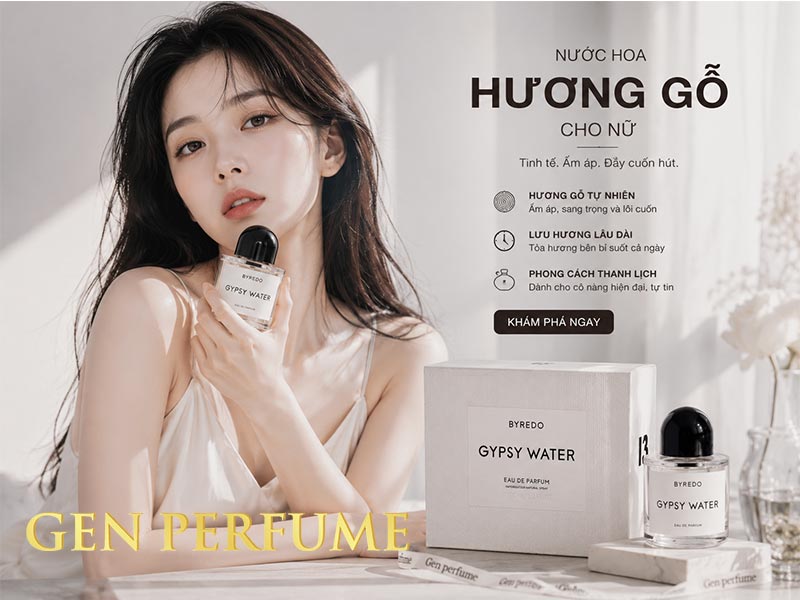 nước hoa hương gỗ cho nữ Byredo Gypsy Water EDP
