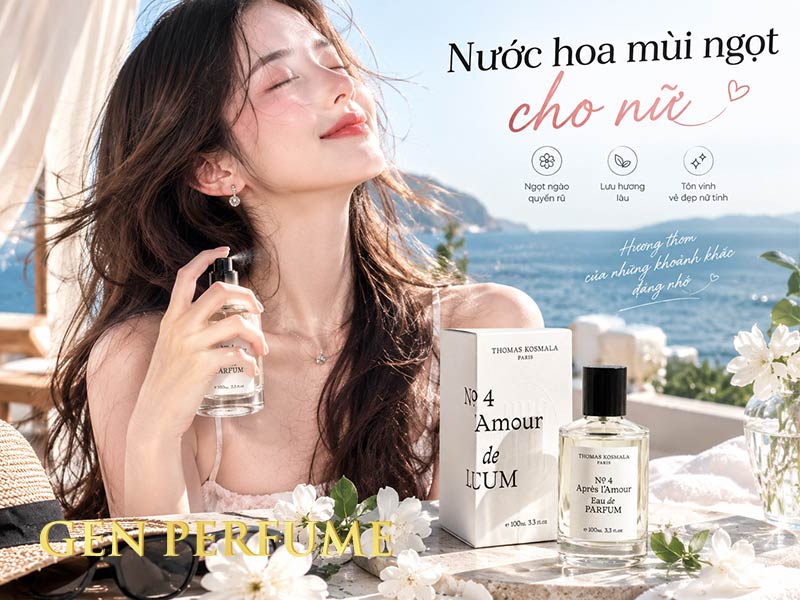 nước hoa mùi ngọt cho nữ Thomas Kosmala No. 4 Après l’Amour