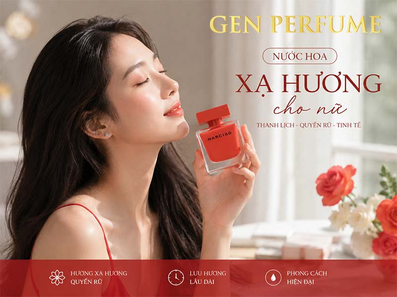 nước hoa xạ hương cho nữ Narciso Rodriguez Narciso Rouge